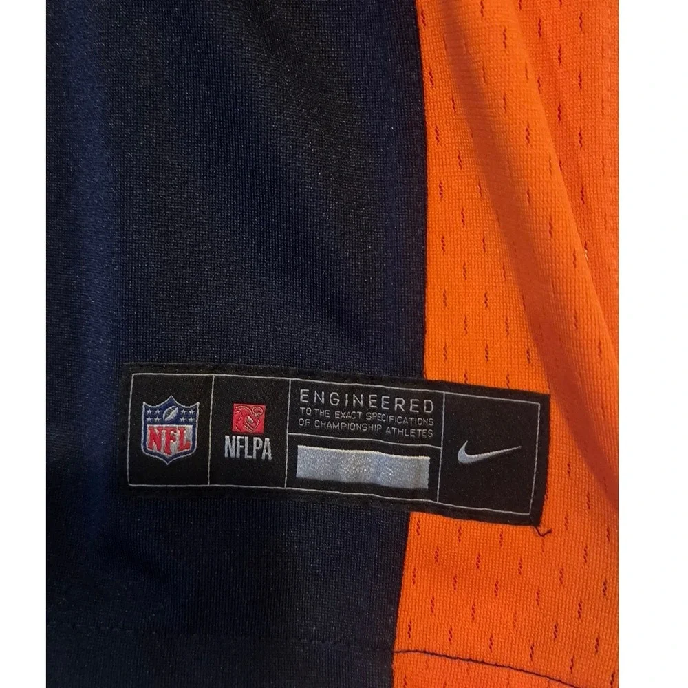 Nike Football Jersey Kids M 10/12 Navy Orange New Denver Broncos NFL Top